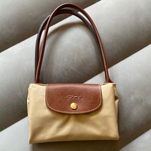 Le Pliage Original-Top handle bag S Beige
